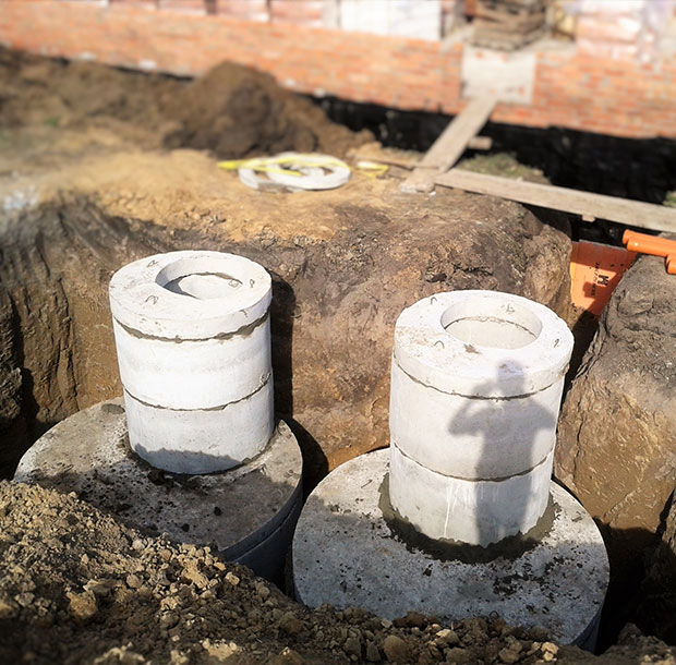 Септики из бетонных колец в Лотошинском районе